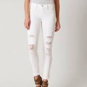 Flying Monkey High Rise Skinny Ankle Distressed Jean